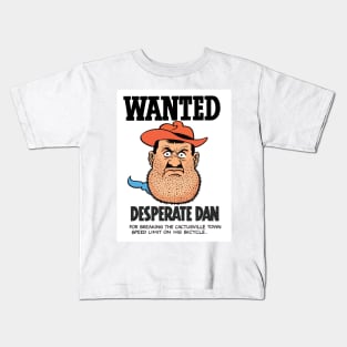 Wanted - Desperate Dan Kids T-Shirt